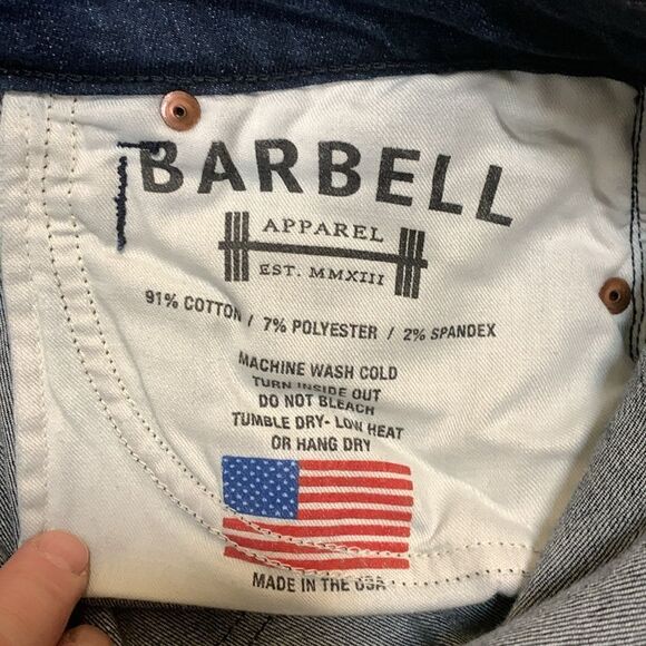 BARBELL APPAREL, athletic fit denim, ladies 31R, NWT, - Picture 8 of 16